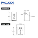 PACLOCK Stainless Steel Locking Hitch Pin Lock Body "UCS-80S" Series