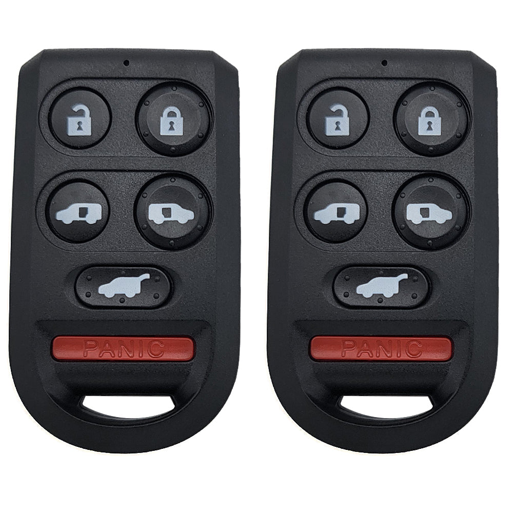 2005 - 2010 Honda Odyssey Keyless Entry 6 Buttons FCC# OUCG8D-399H-A (2 Pack)