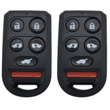 2005 - 2010 Honda Odyssey Keyless Entry 6 Buttons FCC# OUCG8D-399H-A (2 Pack)