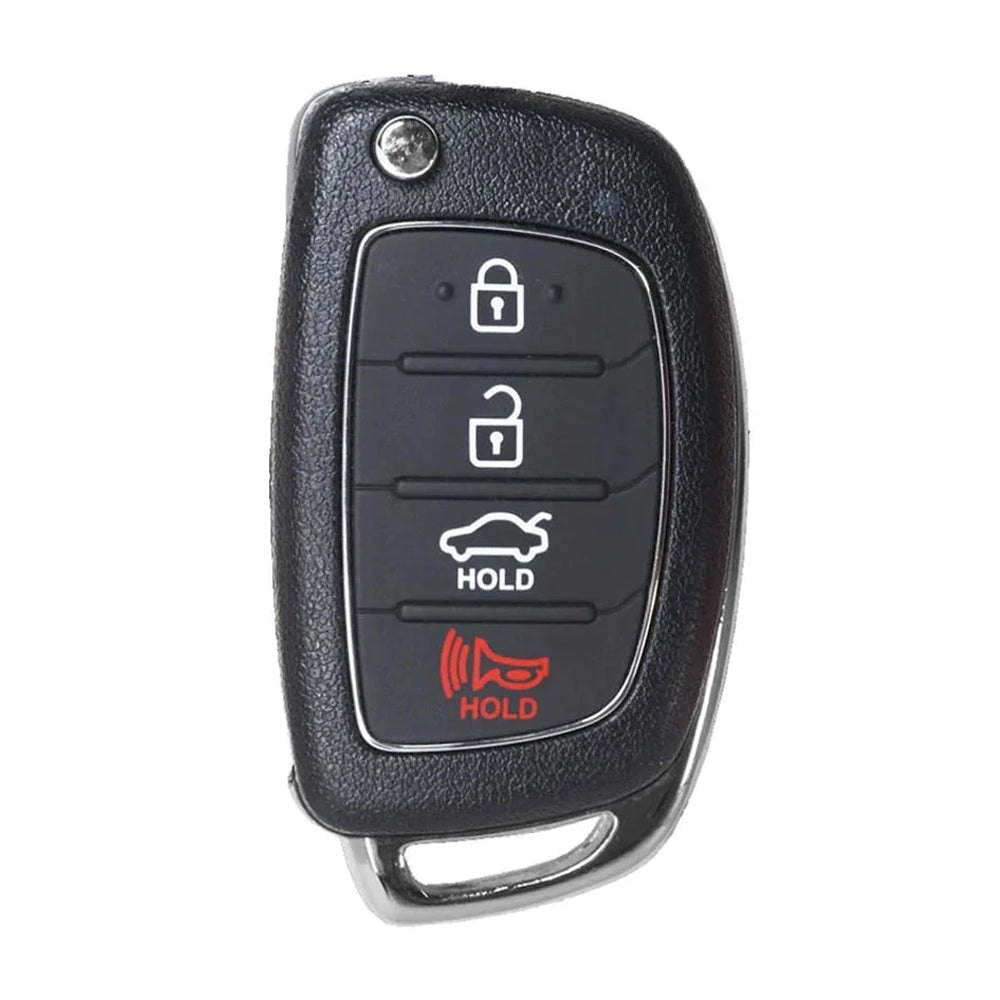 2017 - 2018 Hyundai Elantra Flip Key Fob 4B FCC# OKA-NO38