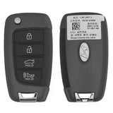 2021 Hyundai Elantra Flip Key Fob 4B FCC# NYOMBEC4TX2004