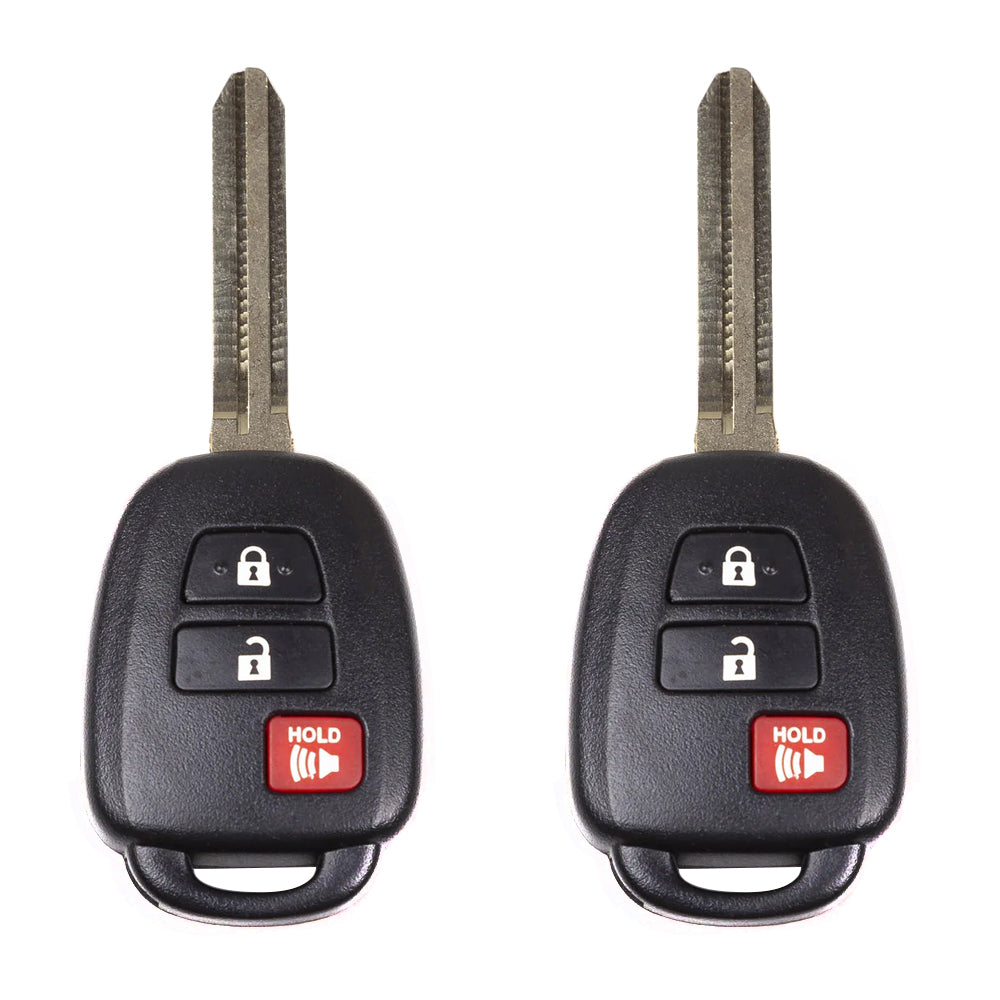 2013 - 2021 Toyota Key Fob 3B FCC# GQ4-52T / H Chip (2 Pack)