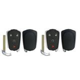 2019 - 2021 Cadillac XT4 Smart Key Shell 4B w/ Remote Start (2 Pack)