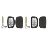 2013 - 2016 Hyundai Elantra Smart Key Shell 4B w/ Trunk (2 Pack)