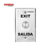 SECO-LARM SD-7204SGEX1Q Vandal-Resistant RTE Wall Plate â€“ Single-gang