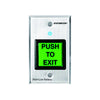 SECO-LARM SD-8202GT-PEQ RF Wireless Request-to-Exit Plate, Single-Gang, Green 2â€³ Square Button