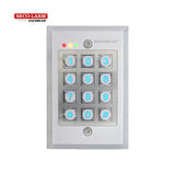 SECO-LARM SK-1123-FDQ Vandal Resistant Flush-Mount Access Control Keypad