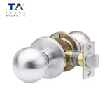 Trans-Atlantic - DL-HVB Series - HVB Heavy Duty Cylindrical Knobset - Grade 1 - US32D (Brushed Stainless Steel)