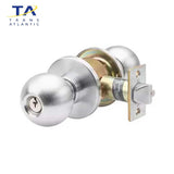 Trans-Atlantic - DL-HVB Series - HVB Heavy Duty Cylindrical Knobset - Grade 1 - US32D (Brushed Stainless Steel)