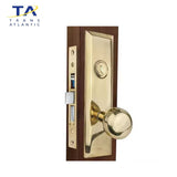 Trans-Atlantic - DL-ML914 - Architectural Mortise lock - Escutcheon Style - US3 (Polished Brass)