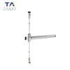 Trans-Atlantic - 900 Series - Grade 1 - Heavy Duty - 36 - 3 point Surface Vertical Rod - Exit Device - Aluminum Finish