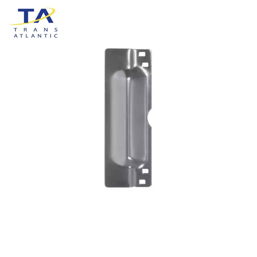 Trans-Atlantic - GH-LG109 - Hollow/Wood door Latch Guard 3 x 11cm -US26D (Satin Chrome Finish)