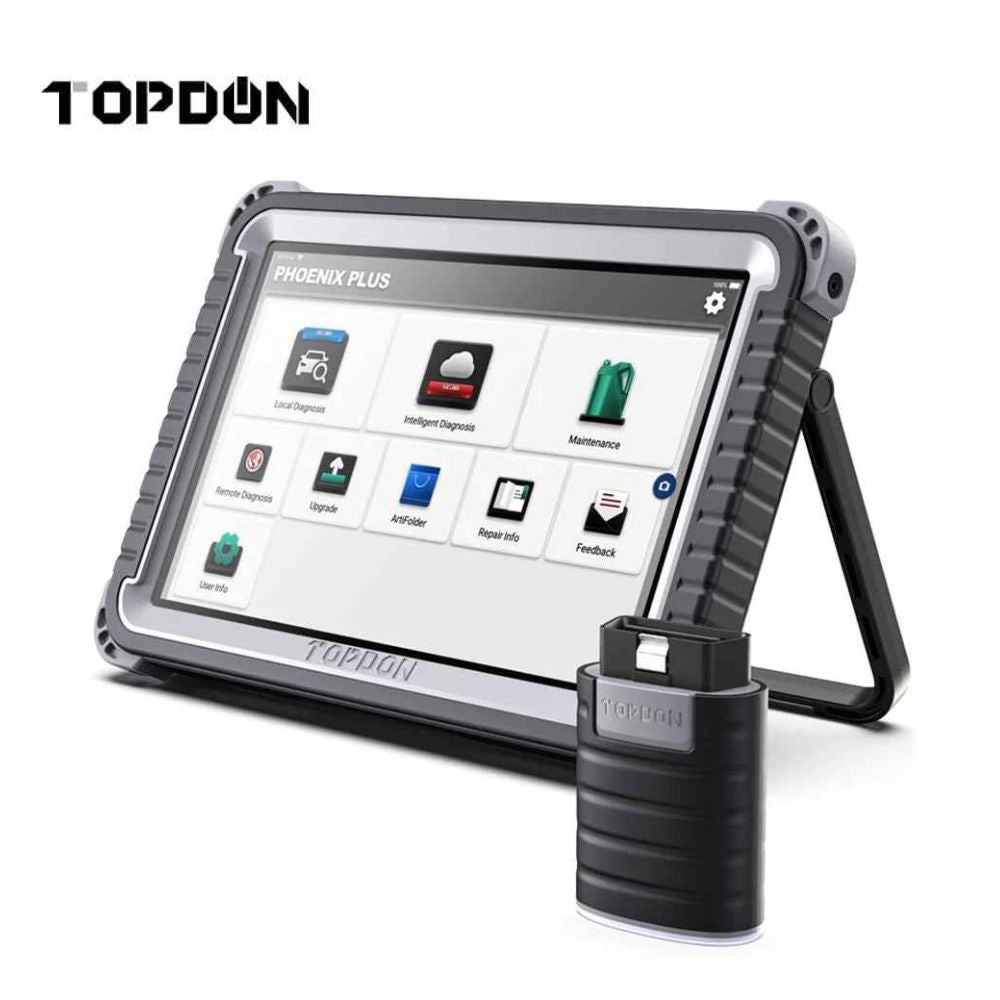 TOPDON PHOENIX PLUS Diagnostic Scanner with T-Ninja Box OBD IMMO System and Key Programmer