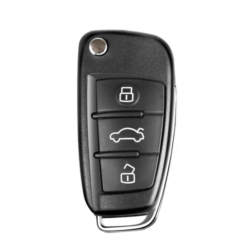 CGDI Aftermarket Flip Remote Key Fob for Audi 2006 2007 2008 2009 2010 2011 2012 2013 2014 2015 3B 8E Chip Part # 4F0837220 FCC# IYZ-3314