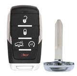 2021 RAM 1500 Smart Key 5B FCC# OHT-4882056 - Silver Sides - Aftermarket